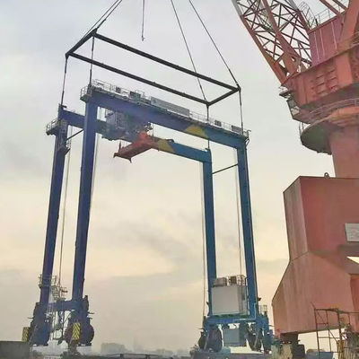 Çift Kirişli Konteyner Liman Vinci RTG Model 35 Ton Tersane 35m
