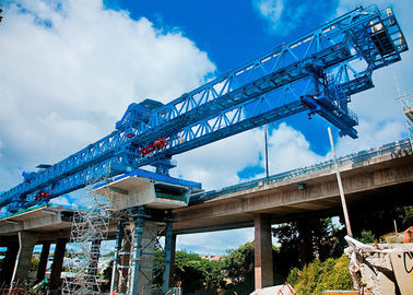 500T Kiriş Başlatıcı Vinç Köprü İnşaat Vinci 30 - 55m Açıklık 50m Maks Kaldırma Yüksekliği