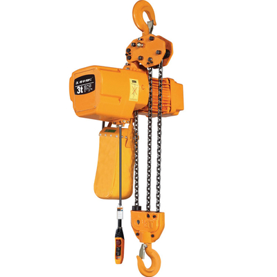 Hafif Hizmet Elektrikli Zincirli Vinç 5 Ton 7.2m / Min 380V Özelleştirilmiş