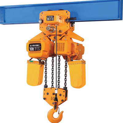 Hafif Hizmet Elektrikli Zincirli Vinç 5 Ton 7.2m / Min 380V Özelleştirilmiş