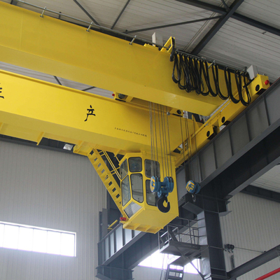 Üstten Çalışan Gezer Köprülü Vinç Çift Kirişli Elektrikli 20 Ton