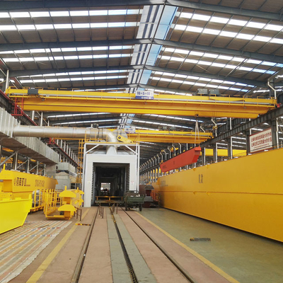 Üstten Çalışan Gezer Köprülü Vinç Çift Kirişli Elektrikli 20 Ton