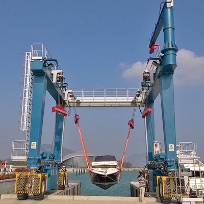 100 Ton Yat Portal Vinç Elektrik Kontrol Sistemi Deniz Tekne Asansörü