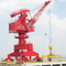 Ağır Hizmet Tipi Mobil Liman Deniz Seviyesi Luffing Konteyner Portal Vinci