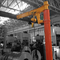 High quality column workshop free standing jib crane for sale