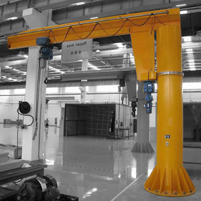 A3 Zemin Montajlı Jib vinci 360 derece Genel Atölyesi Kullanımı 5 Ton