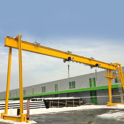Yükseltme makinesinin tek kirişli gantry vinci tüm tonlar 5T 10T 20T 30T A5