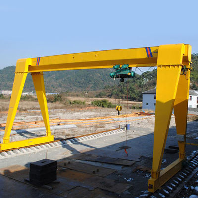 Yükseltme makinesinin tek kirişli gantry vinci tüm tonlar 5T 10T 20T 30T A5