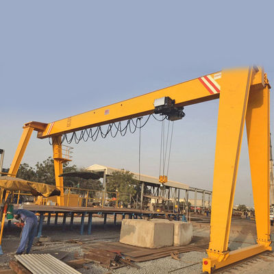Yükseltme makinesinin tek kirişli gantry vinci tüm tonlar 5T 10T 20T 30T A5