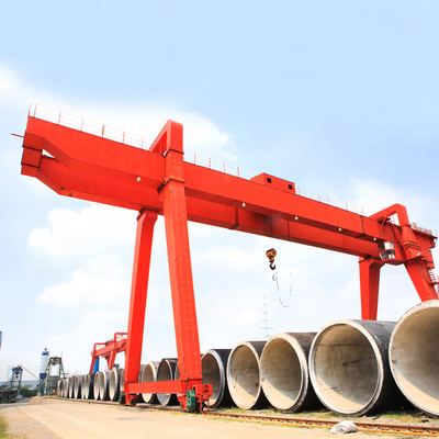 Çifte Girder Elektrik Gantry Kiremit Endüstriyel Kullanım Kutusu Tip 10 Ton 40m