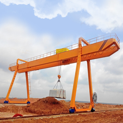 Çifte Girder Elektrik Gantry Kiremit Endüstriyel Kullanım Kutusu Tip 10 Ton 40m