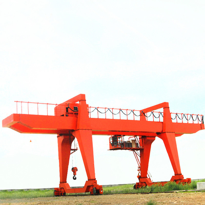 550KN Çifte Girder Gantry Crane Top Running Box Frame Trolley ile